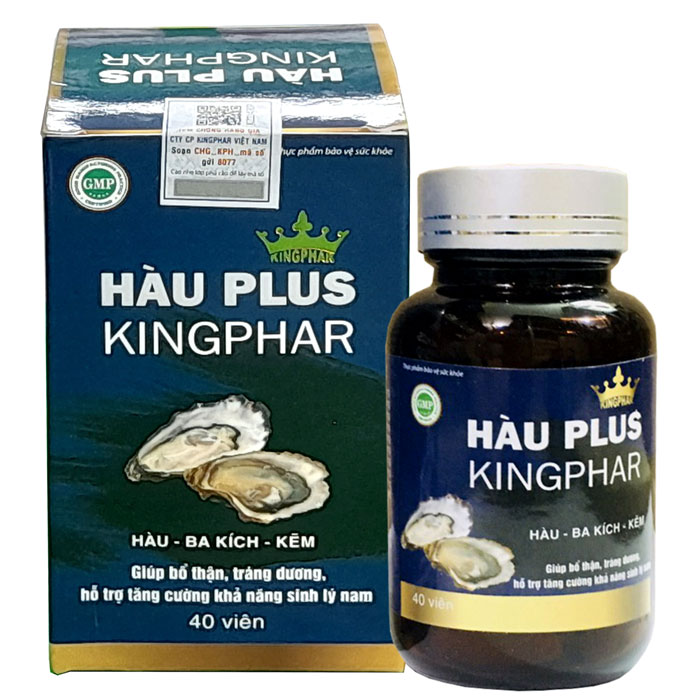 Thực phẩm bảo vệ sức khỏe Hàu Plus Kingphar - 60 viên